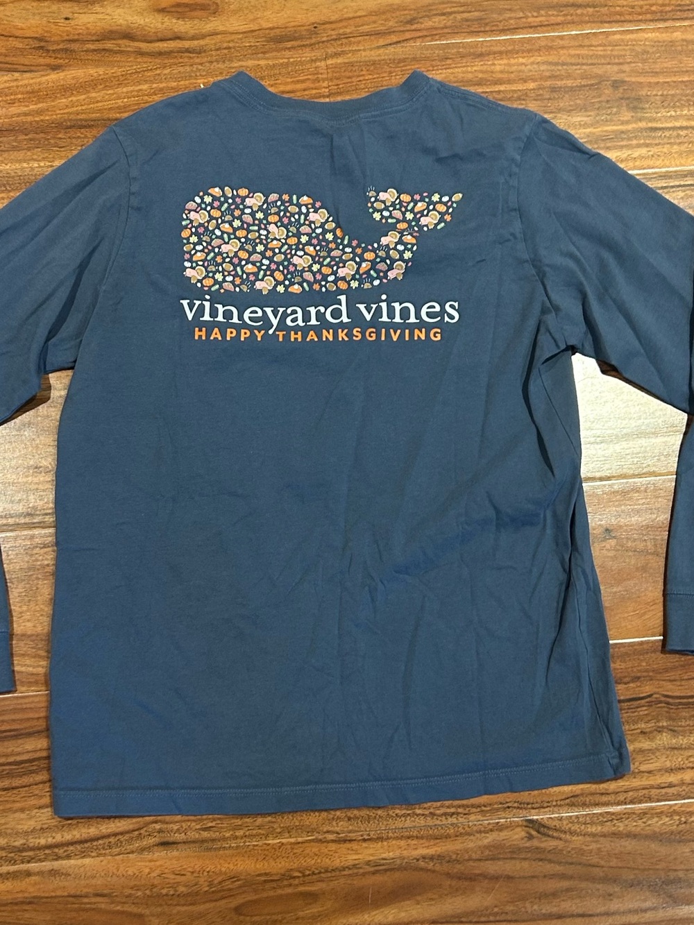 Vineyard vines thanksgiving long sleeve unisex kids size large 16